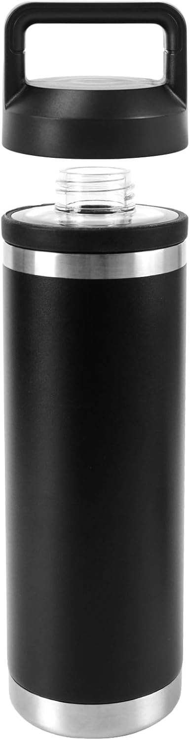 Screw Top Lid Replacement Compatible with Rambler Yeti, Screw Top Chug Cap Compatible with All Yeti Rambler 18/26/36/46/64 OZ,1PC