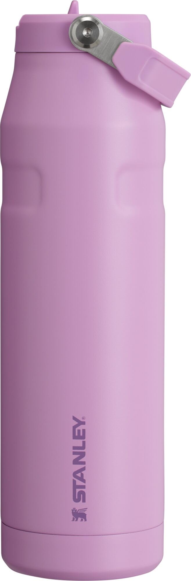 Stanley IceFlow Flip Straw 2.0 Water Bottle 24 oz | Built-In Straw with Larger Opening | Lightweight and Leak Resistant | Insulated Stainless Steel | BPA-Free | Twilight
