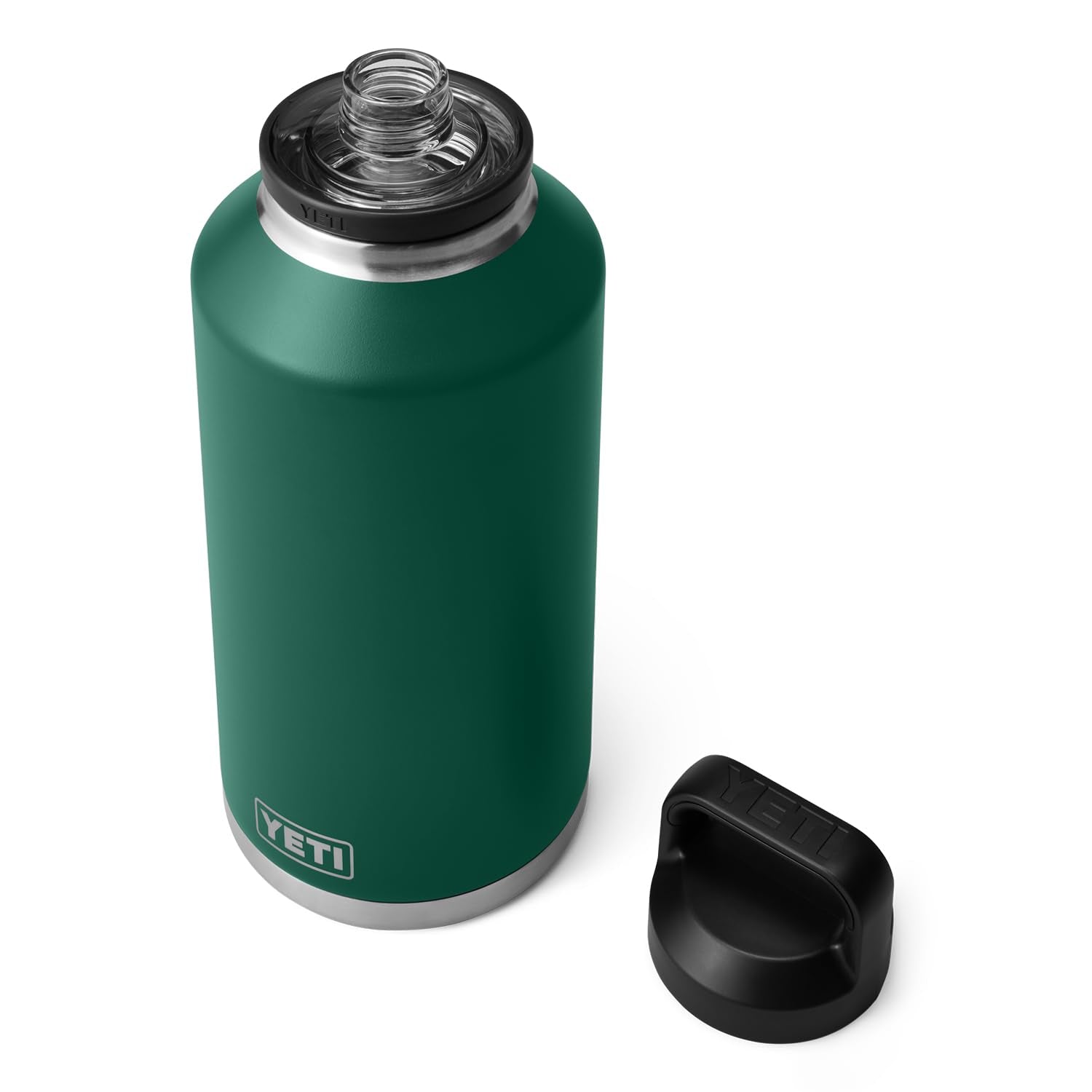 YETI Rambler 64 oz Bottle, Vacuum Insulated, Leakproof, Stainless Steel with Chug Cap, Rescue Red