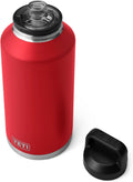 YETI Rambler 64 oz Bottle, Vacuum Insulated, Leakproof, Stainless Steel with Chug Cap, Rescue Red