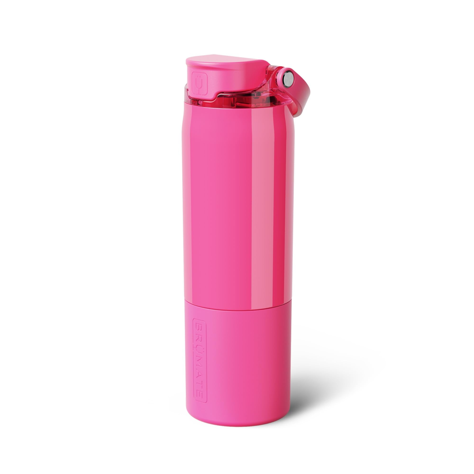 BrüMate Rise 35oz Water Bottle With 100% Leakproof Covered Silicone Straw | Insulated Stainless Steel Water Bottle With Removable Straw | Fast Flow | Soft Sip Silicone Spout | BPA-Free (Dark Aura)