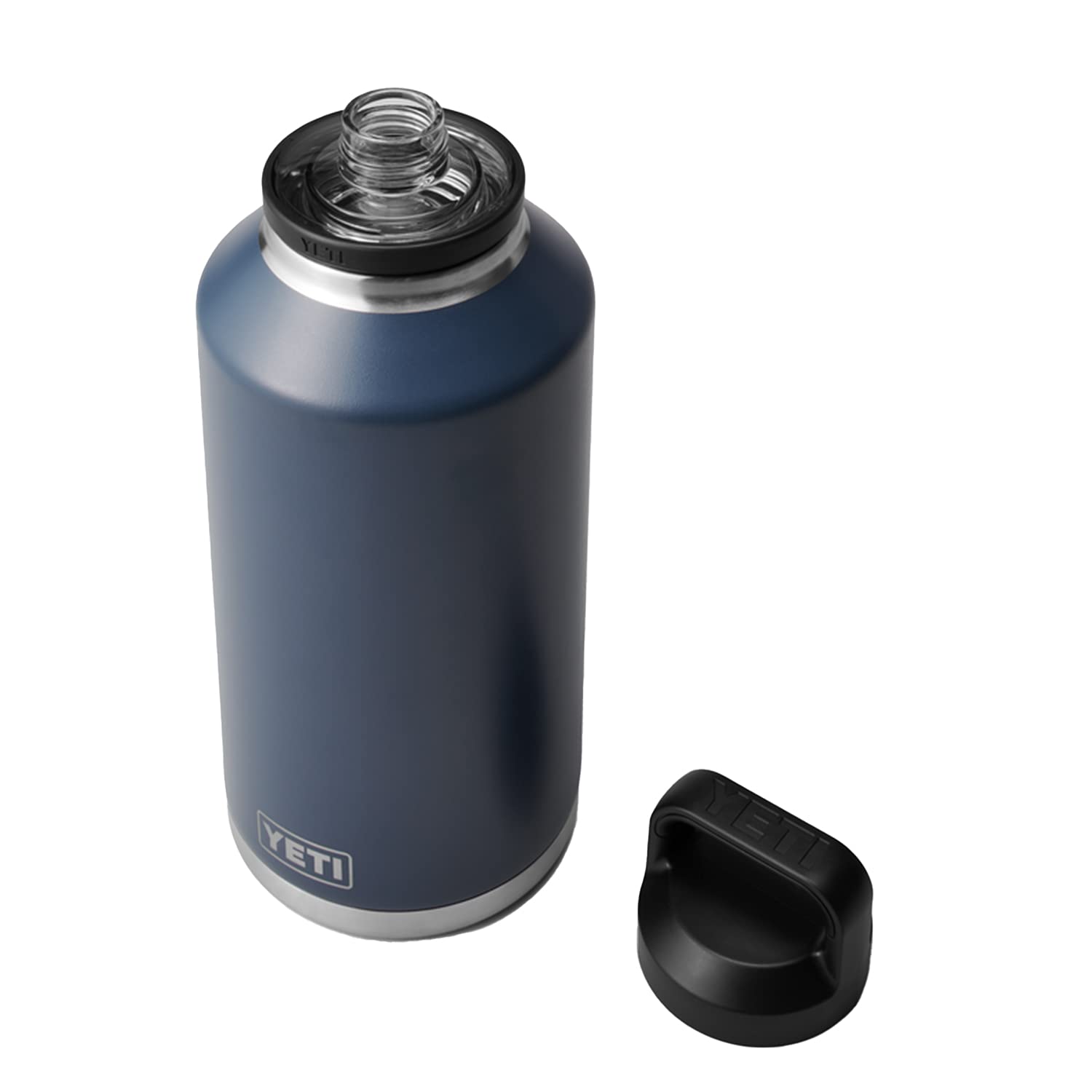 YETI Rambler 64 oz Bottle, Vacuum Insulated, Leakproof, Stainless Steel with Chug Cap, Rescue Red