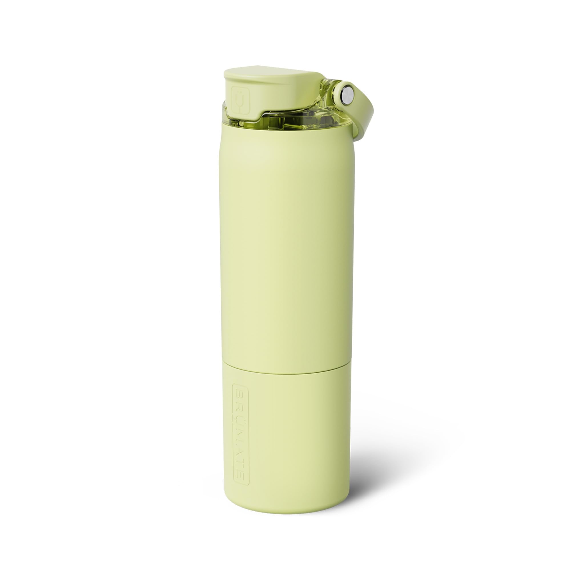 BrüMate Rise 35oz Water Bottle With 100% Leakproof Covered Silicone Straw | Insulated Stainless Steel Water Bottle With Removable Straw | Fast Flow | Soft Sip Silicone Spout | BPA-Free (Dark Aura)