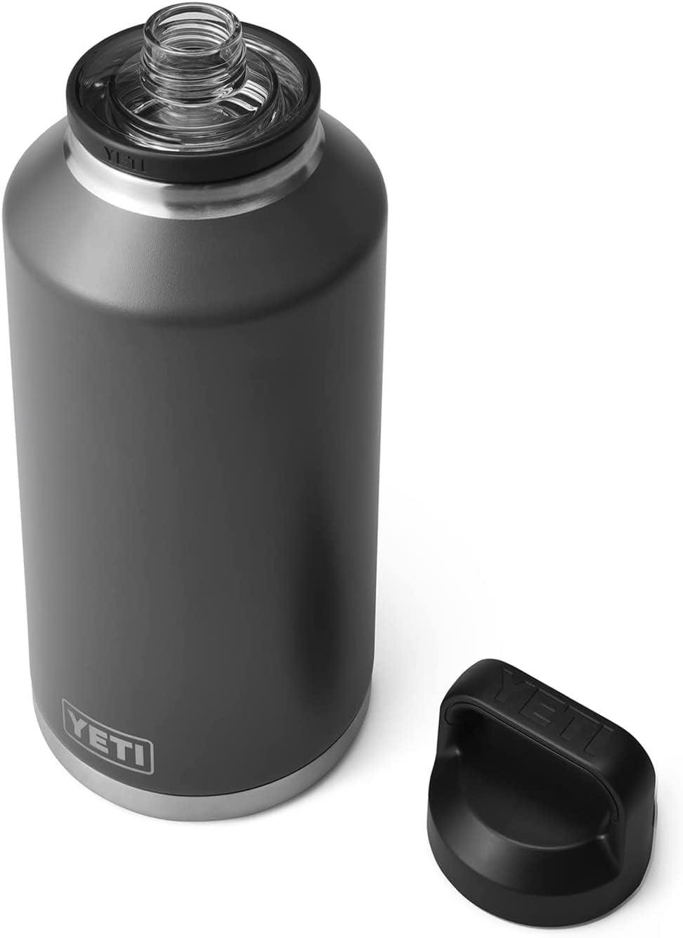 YETI Rambler 64 oz Bottle, Vacuum Insulated, Leakproof, Stainless Steel with Chug Cap, Rescue Red