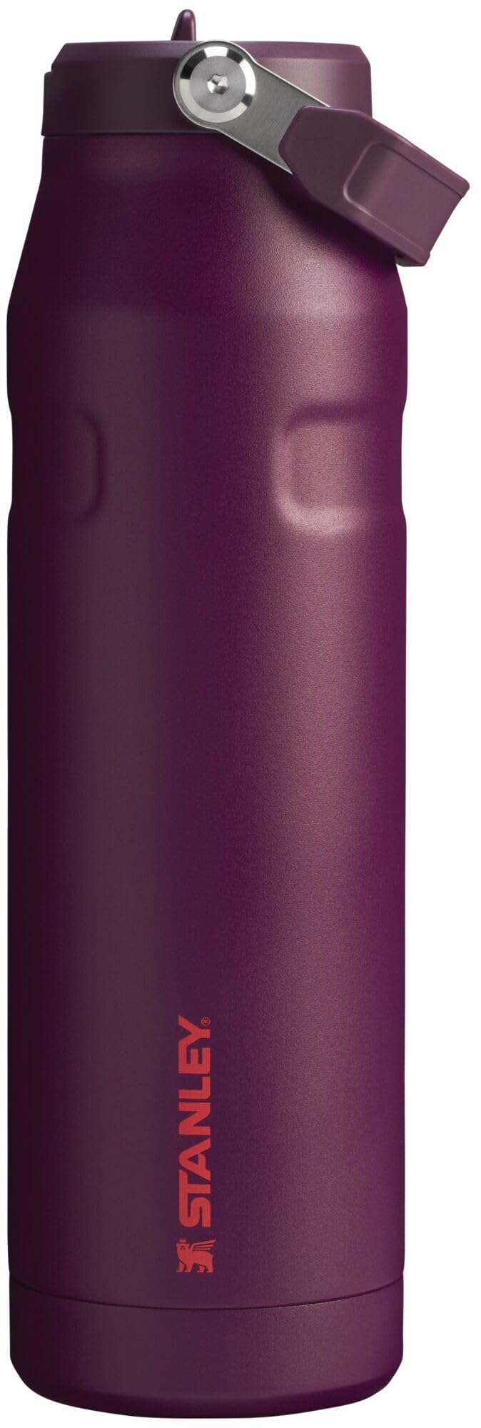 Stanley IceFlow Flip Straw 2.0 Water Bottle 24 oz | Built-In Straw with Larger Opening | Lightweight and Leak Resistant | Insulated Stainless Steel | BPA-Free | Twilight