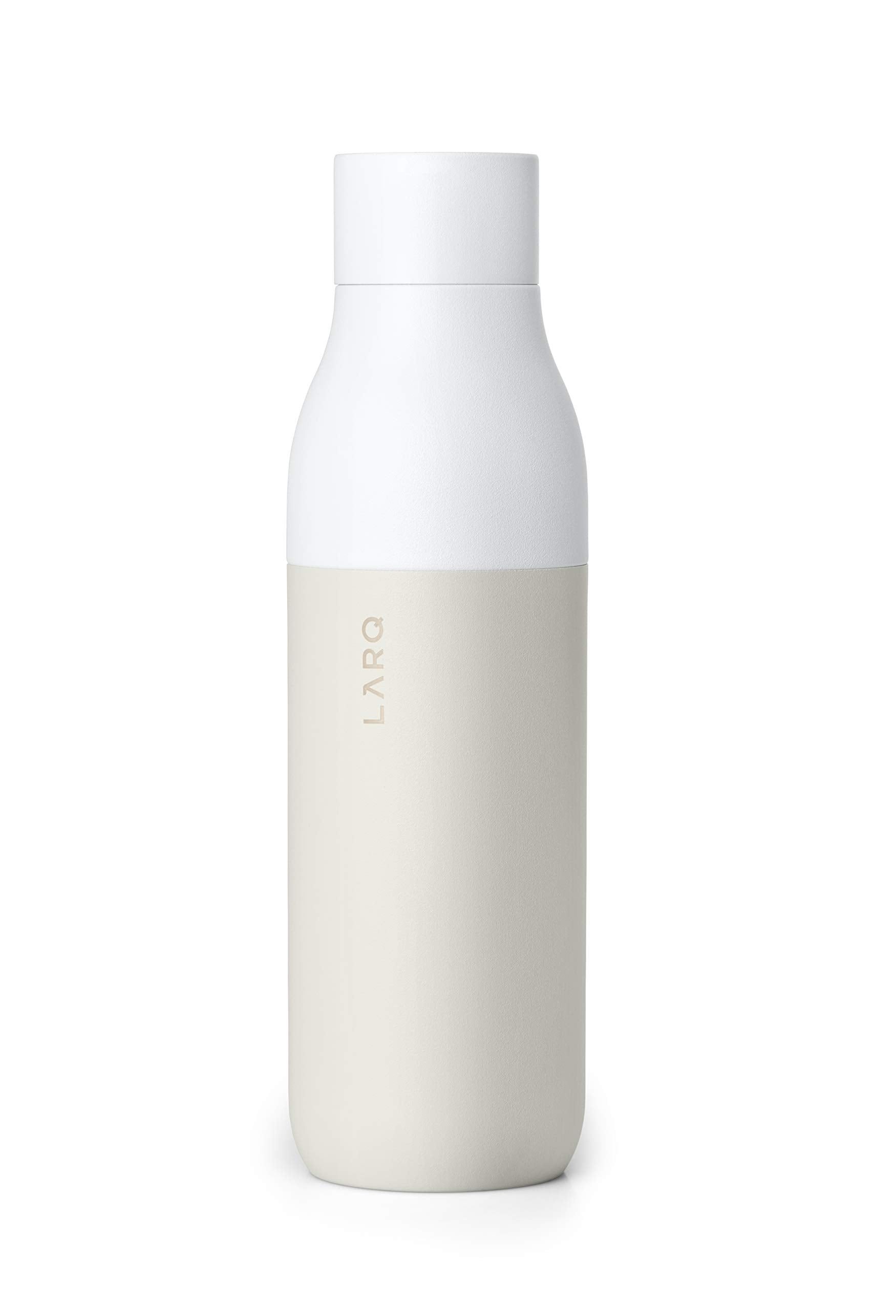 LARQ Bottle PureVis 25 oz - Self-Cleaning and Insulated Stainless Steel Water Bottle with UV Water Purifier and Award-winning Design | Reusable & Travel Friendly, Monaco Blue