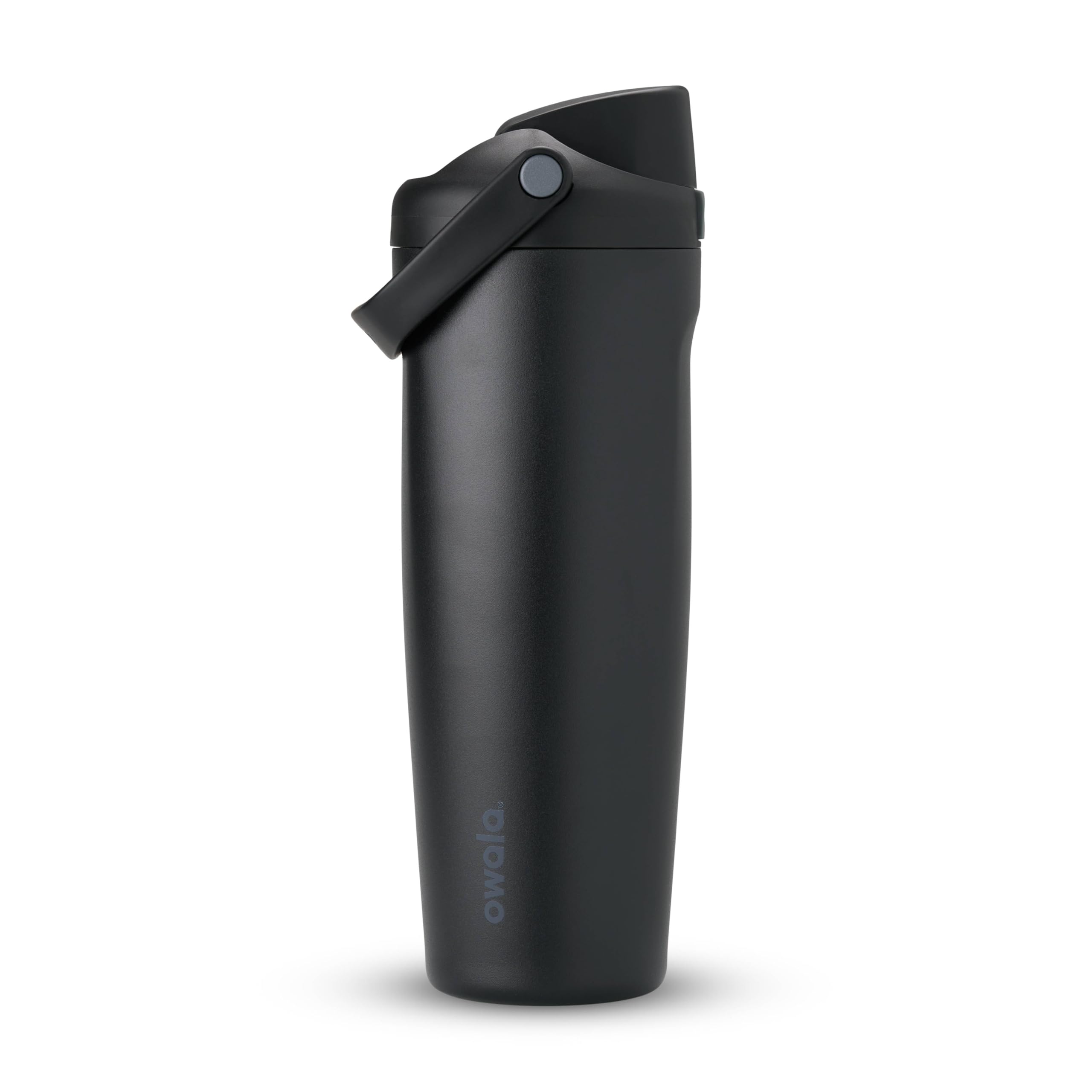 Owala FreeSip Sway Insulated Stainless Steel Water Bottle with Two-Way Spout, Built-In Straw and Bucket Handle, Made for Travel, School, and Sports, 40oz, BPA Free, Leak Proof, Black Cherry