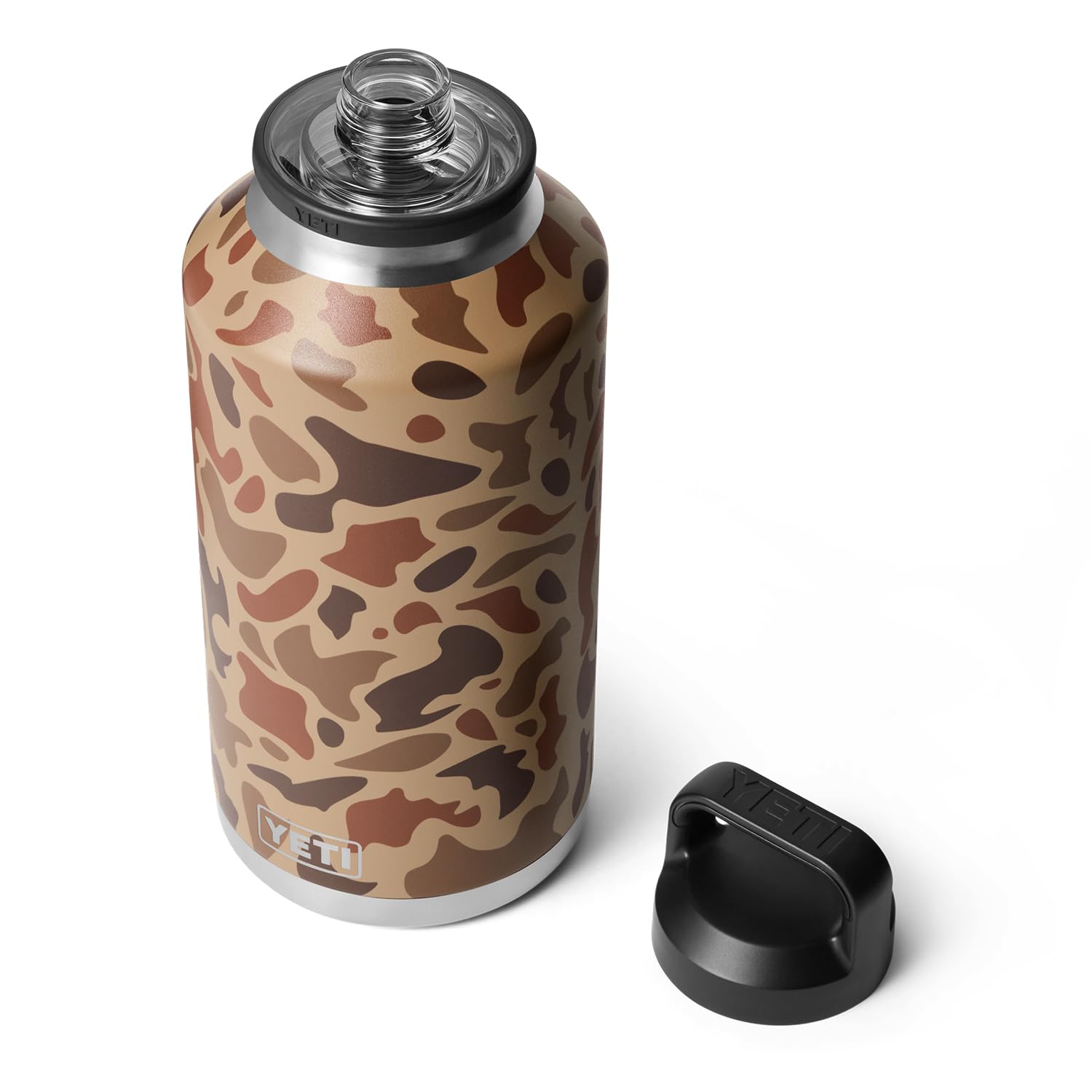 YETI Rambler 64 oz Bottle, Vacuum Insulated, Leakproof, Stainless Steel with Chug Cap, Rescue Red