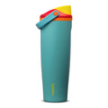 Owala FreeSip Sway Insulated Stainless Steel Water Bottle with Two-Way Spout, Built-In Straw and Bucket Handle, Made for Travel, School, and Sports, 40oz, BPA Free, Leak Proof, Black Cherry