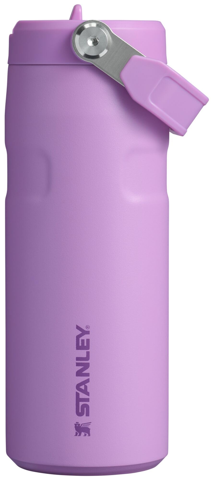 Stanley IceFlow Flip Straw 2.0 Water Bottle 24 oz | Built-In Straw with Larger Opening | Lightweight and Leak Resistant | Insulated Stainless Steel | BPA-Free | Twilight