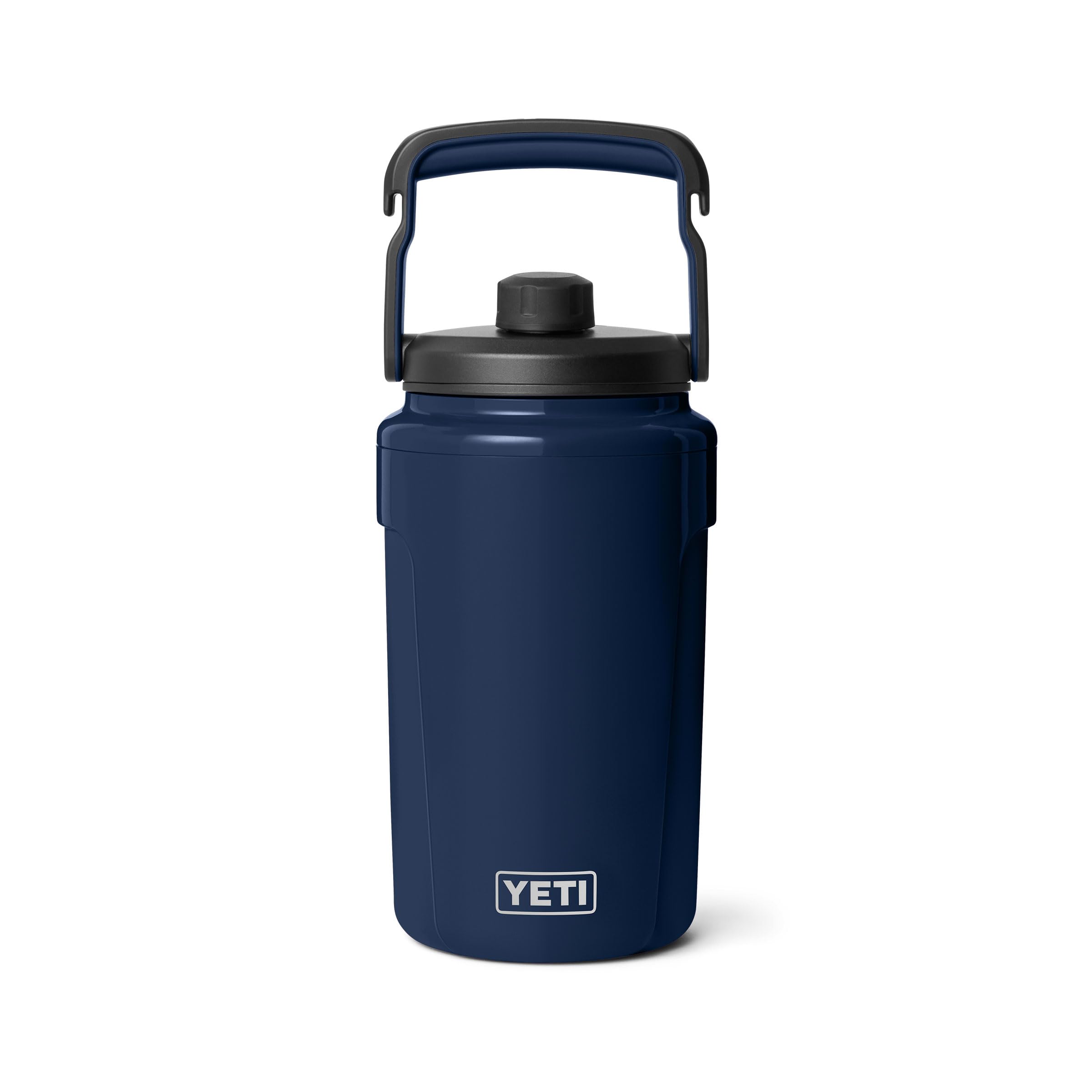 YETI Silo Half Gallon Insulated Chug Cap Water Jug – Leakproof, Lightweight Sports Bottle with Fence Hook Handle – Keeps Drinks Ice-Cold – Ideal for Gym, Sports & Tournaments, White