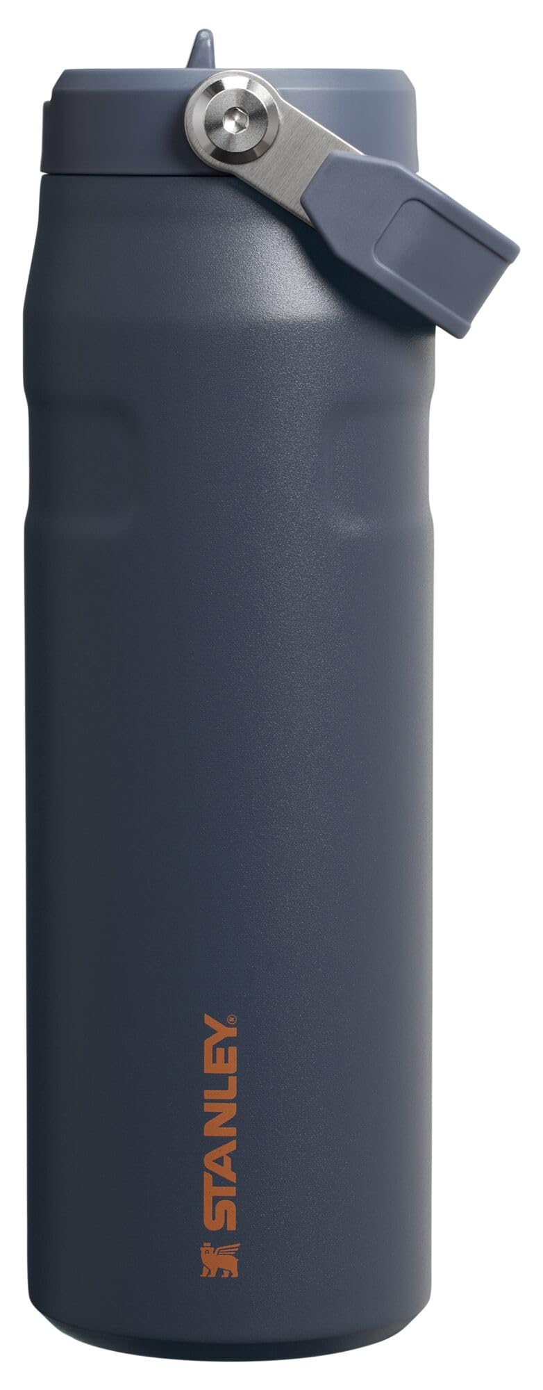 Stanley IceFlow Flip Straw 2.0 Water Bottle 24 oz | Built-In Straw with Larger Opening | Lightweight and Leak Resistant | Insulated Stainless Steel | BPA-Free | Twilight