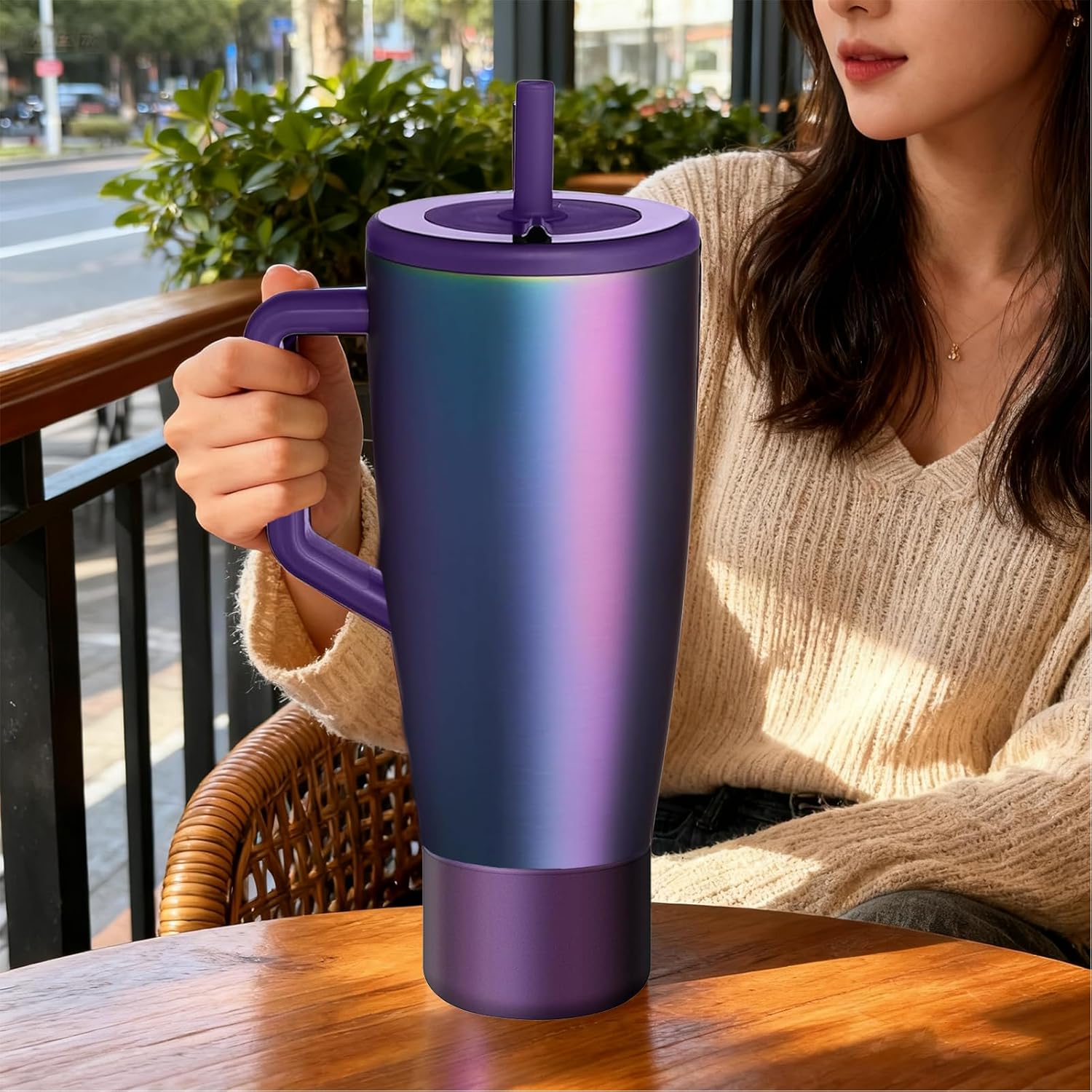 2Pcs Protective Boot Compatible with Brumate Era 40 oz 30 oz Tumbler, Anti-Dent & Anti-Slip Silicone Bottom Cover Protector Sleeve Bumper Compatible with Brumate Era Tumbler with Handle